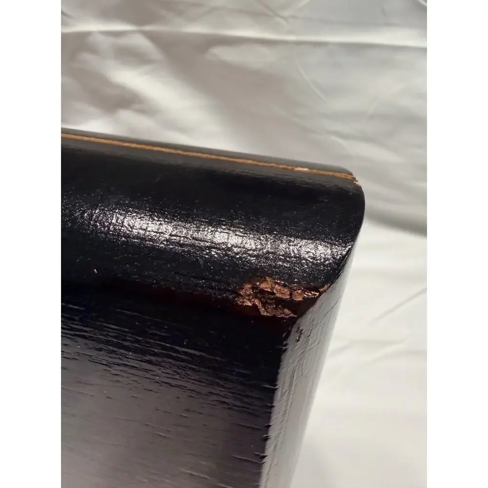 Rocky Patel Vintage 1992 Aged 10 Years Empty Wooden Cigar Box Black Lacquer
